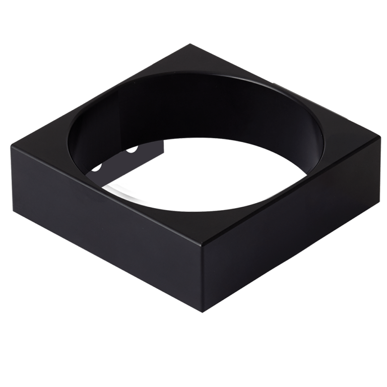 Square Black Hair Dryer Holder