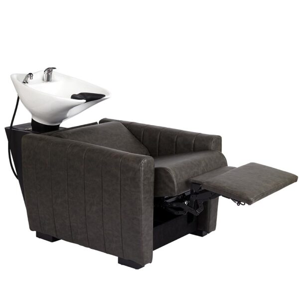 Huggie Electric Recline Wash Lounge – Textured Black