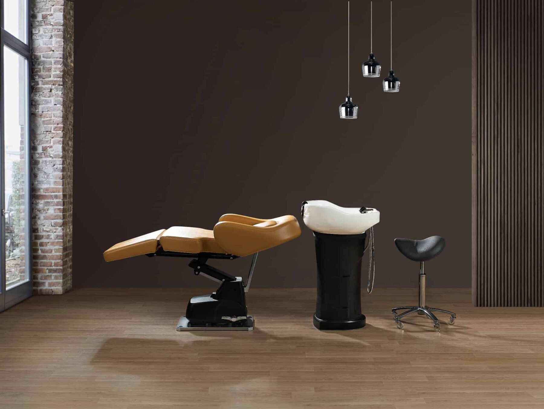 Myjnia fryzjerska leżąca premium Head Spa elektryczna – RUBINO S270F