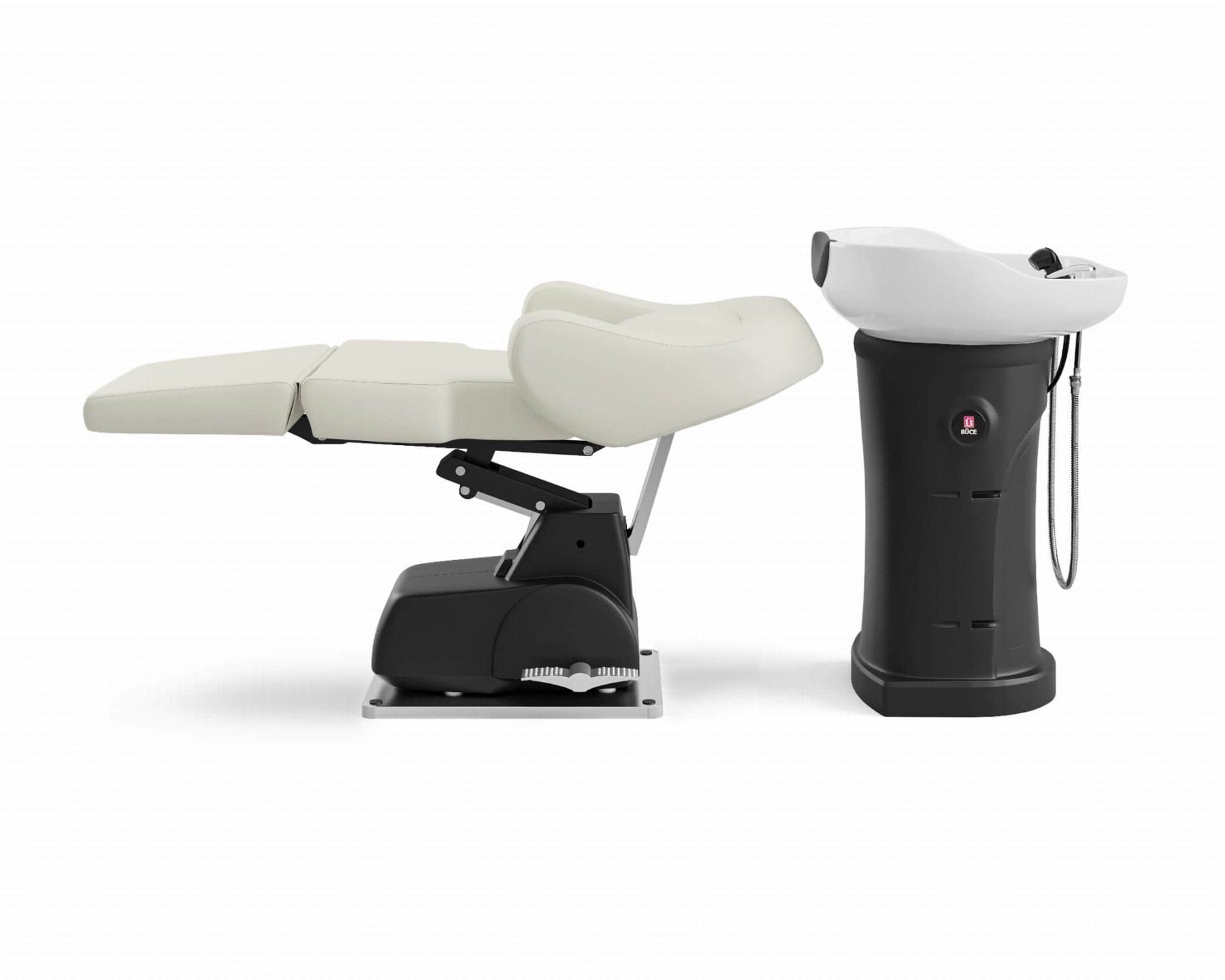 Myjnia fryzjerska leżąca premium Head Spa elektryczny obrotowy 360° – RUBINO TWIST S370F
