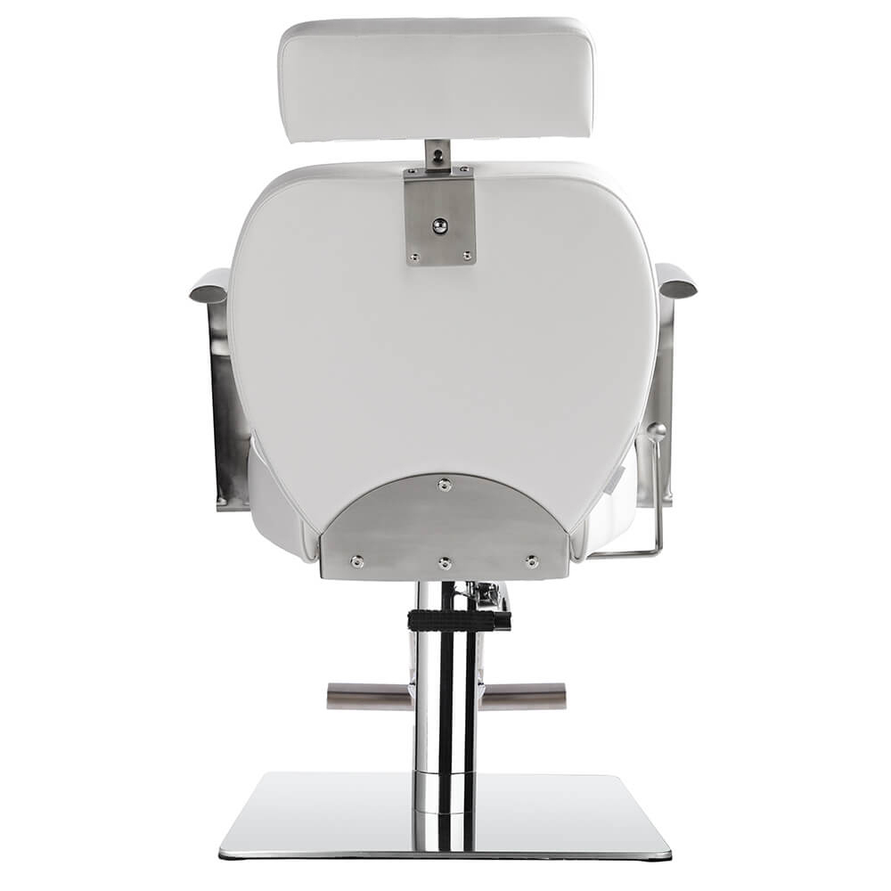 Lara Reclining Salon Chair White - obrazek 7