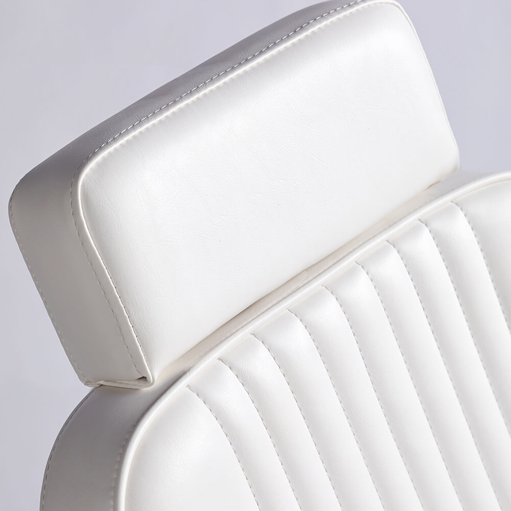 Lara Reclining Salon Chair White - obrazek 9