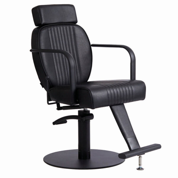 Lara Reclining Salon Chair Black