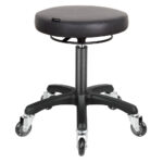 Hocker Black Salon Stool
