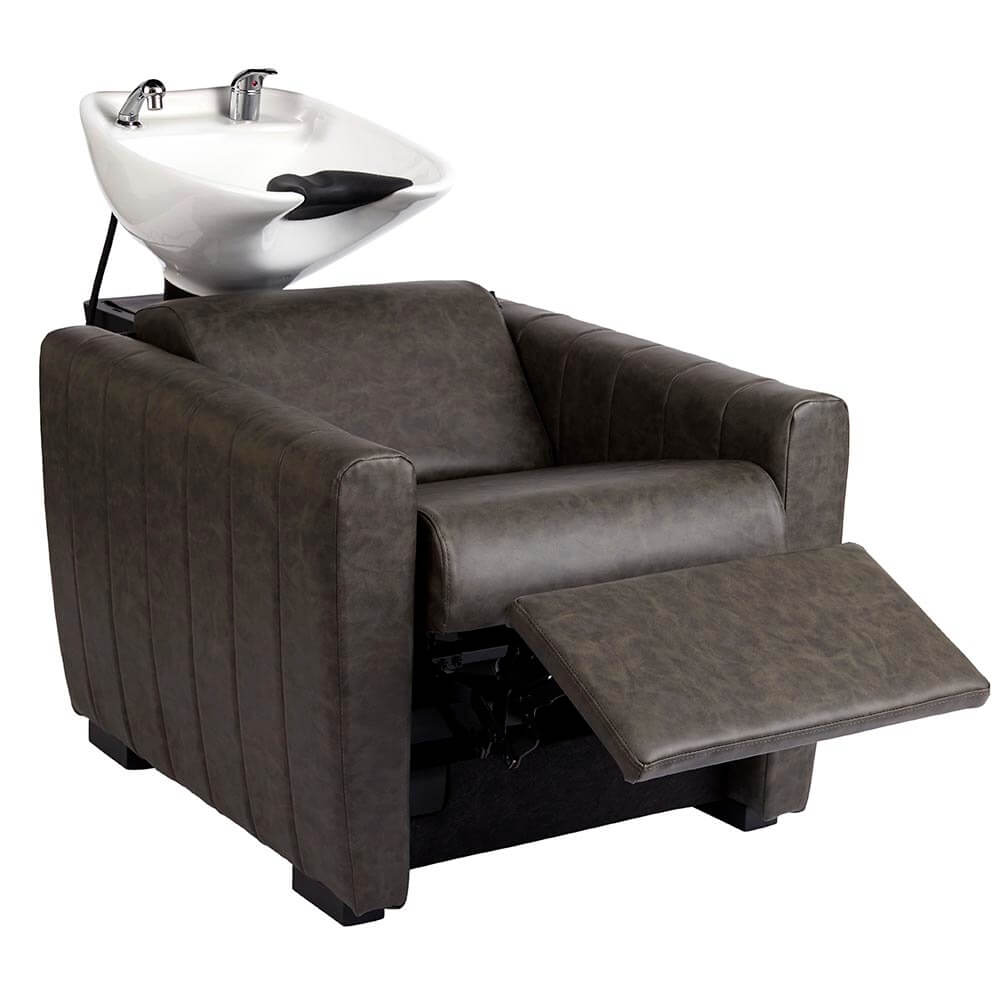 Huggie Electric Recline Wash Lounge - Textured Black - obrazek 16