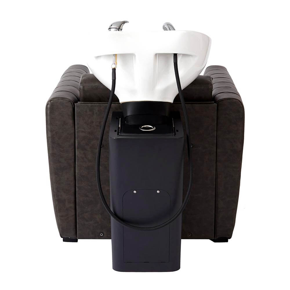 Huggie Electric Recline Wash Lounge - Textured Black - obrazek 4