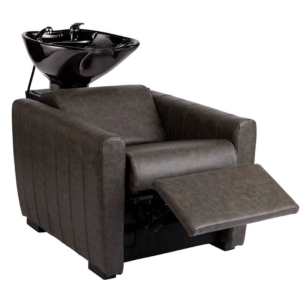 Huggie Electric Recline Wash Lounge - Textured Black - obrazek 14