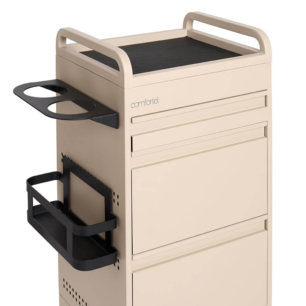 Studio 3 Drawer Trolley II Champagne Beige - obrazek 10