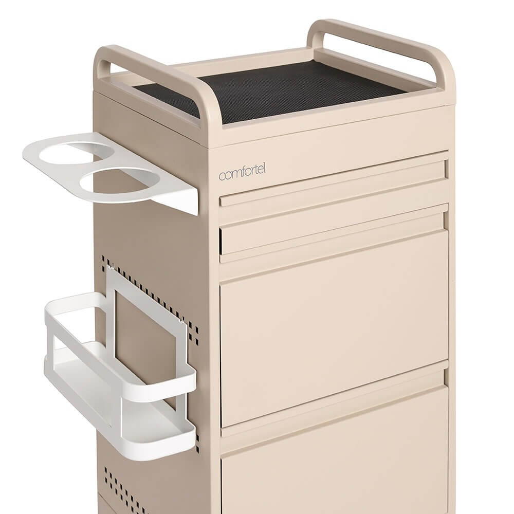 Studio 3 Drawer Trolley II Champagne Beige - obrazek 9