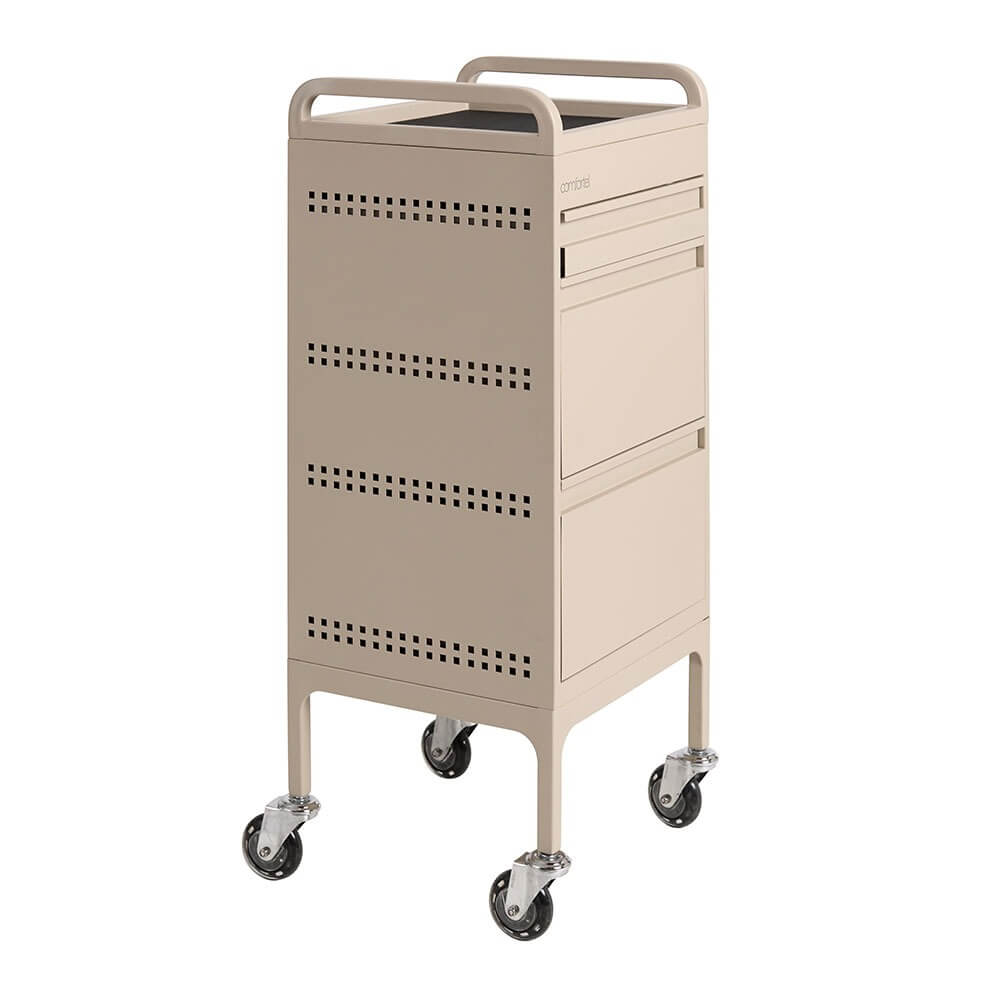 Studio 3 Drawer Trolley II Champagne Beige - obrazek 8