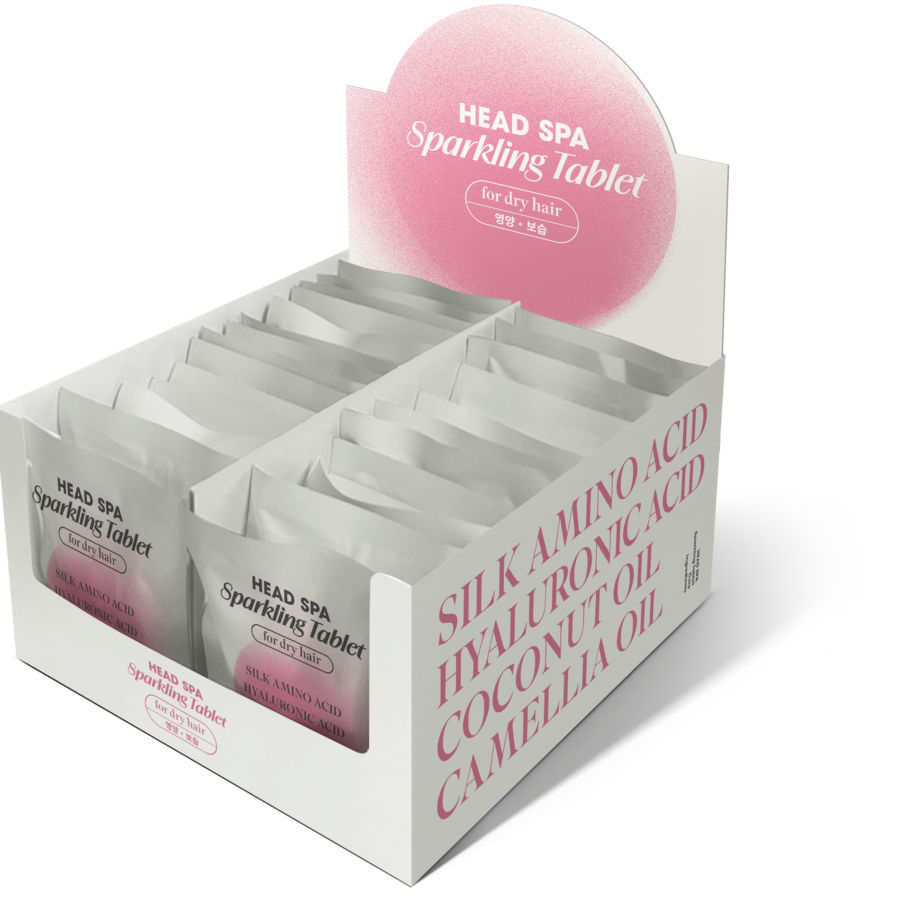 Tabletki oczyszczające do skóry suchej - Sparkling Tablet Dry Hair - 1 opak. 60szt