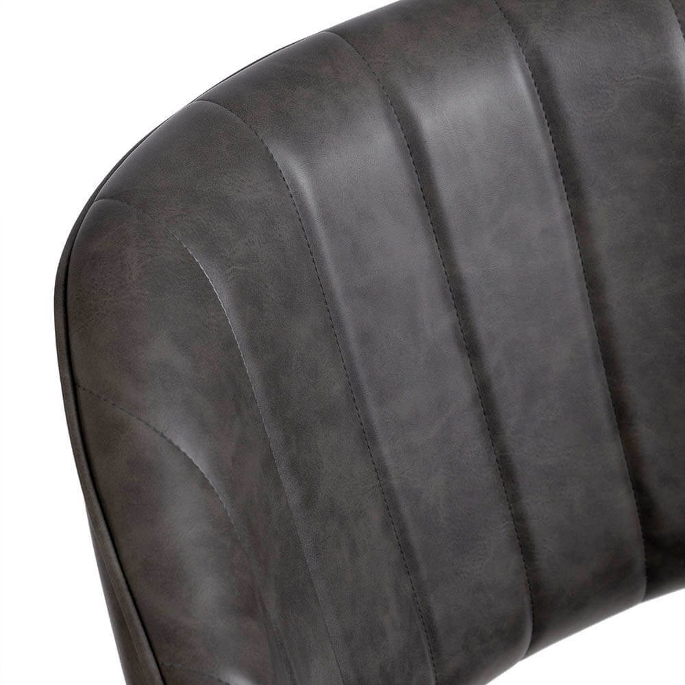 Lexi Textured Black Styling Chair - obrazek 7