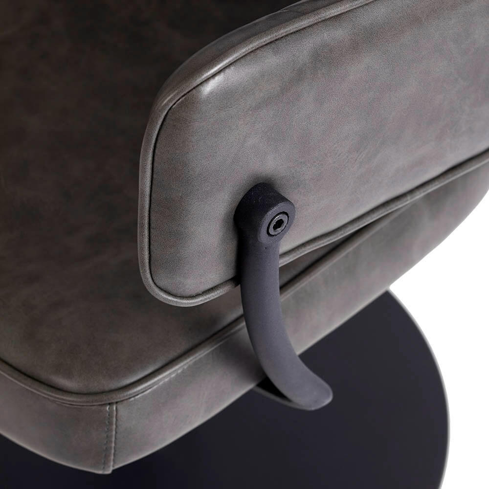 Lexi Textured Black Styling Chair - obrazek 8