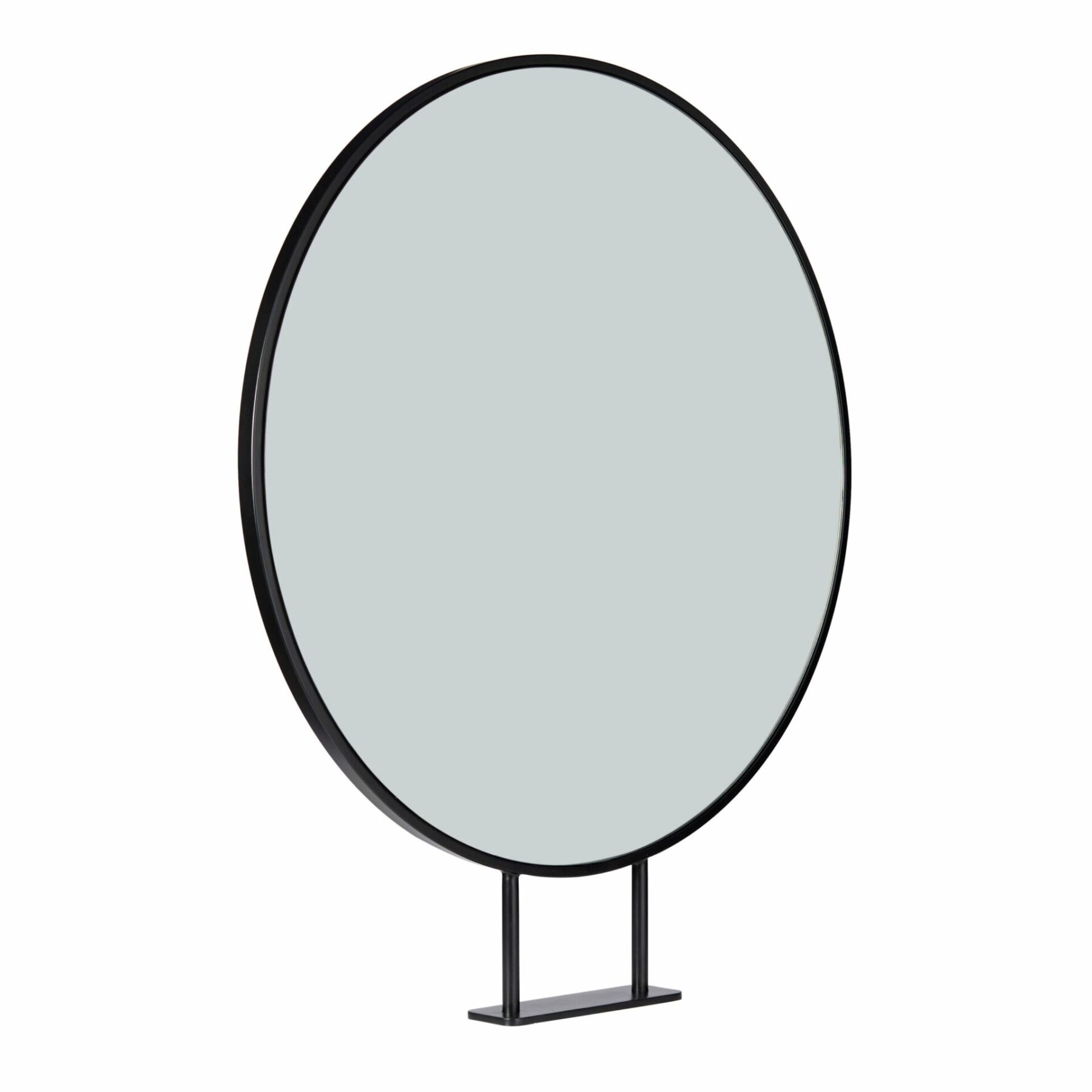 Nero Round Salon Mirror