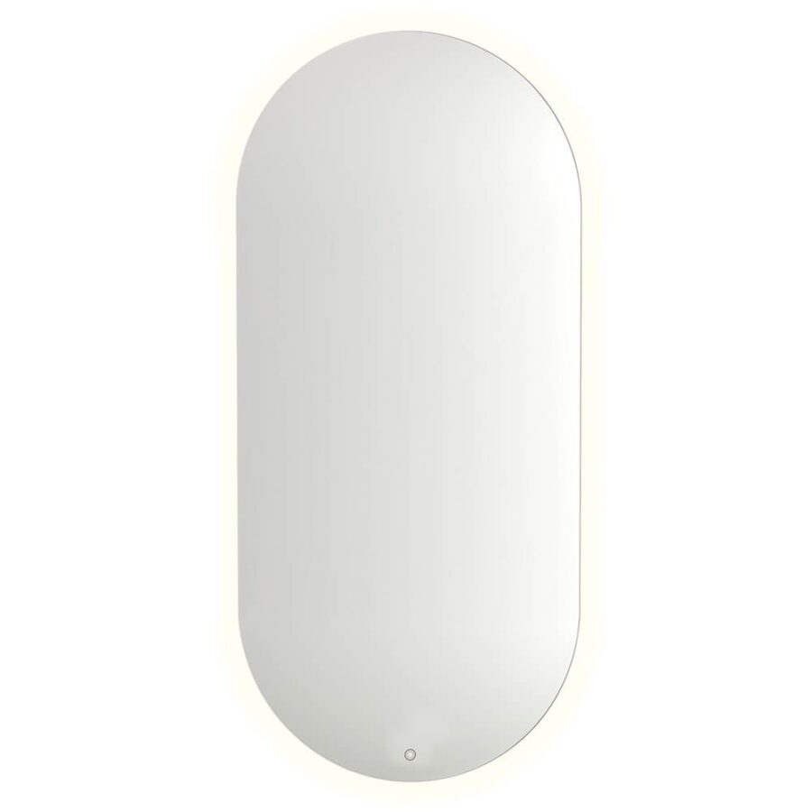 Oval LED Salon Mirror