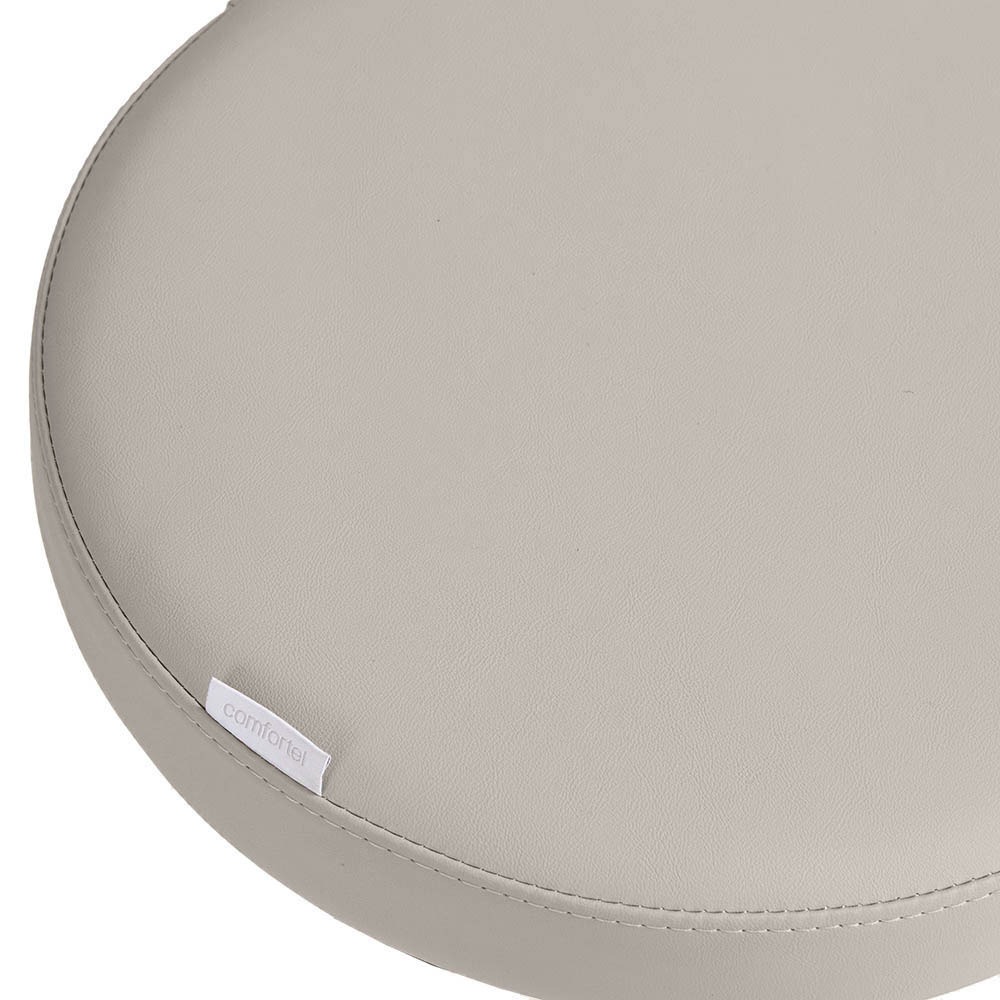Taboret Hoker Stone Salon Stool with Aluminium Base - obrazek 3