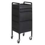 Studio 3 Drawer Trolley II Black