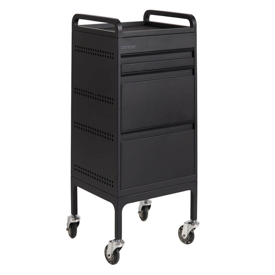 Studio 3 Drawer Trolley II Black