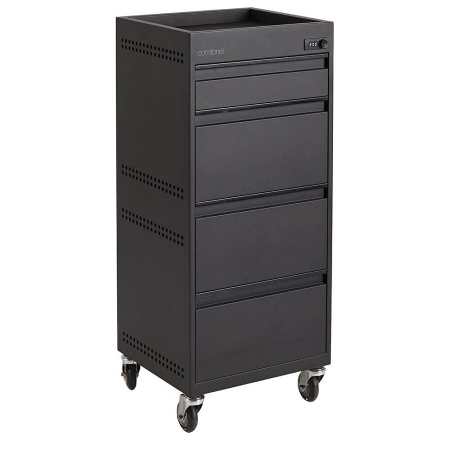 Studio 4 Drawer Trolley II Black