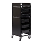 Workshop Deluxe 5 Tier Trolley Black