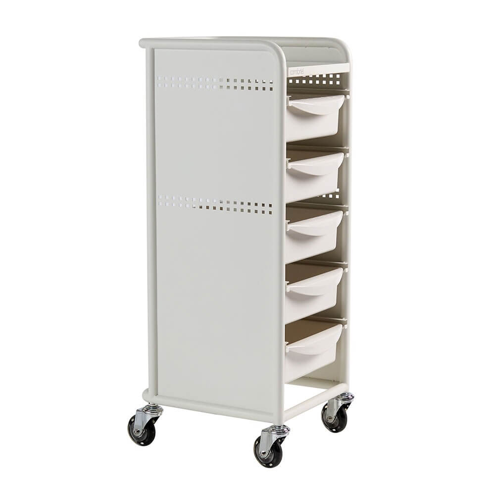 Workshop Deluxe 5 Tier Trolley White - obrazek 5
