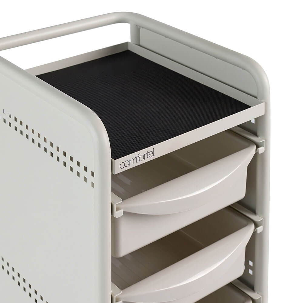 Workshop Deluxe 5 Tier Trolley White - obrazek 4