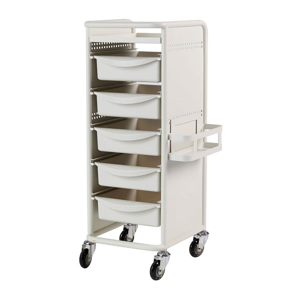 Workshop Deluxe 5 Tier Trolley White - obrazek 3