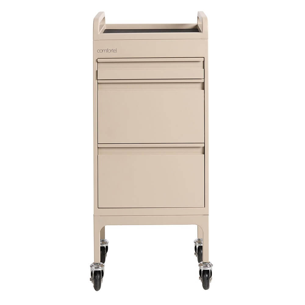 Studio 3 Drawer Trolley II Champagne Beige - obrazek 2